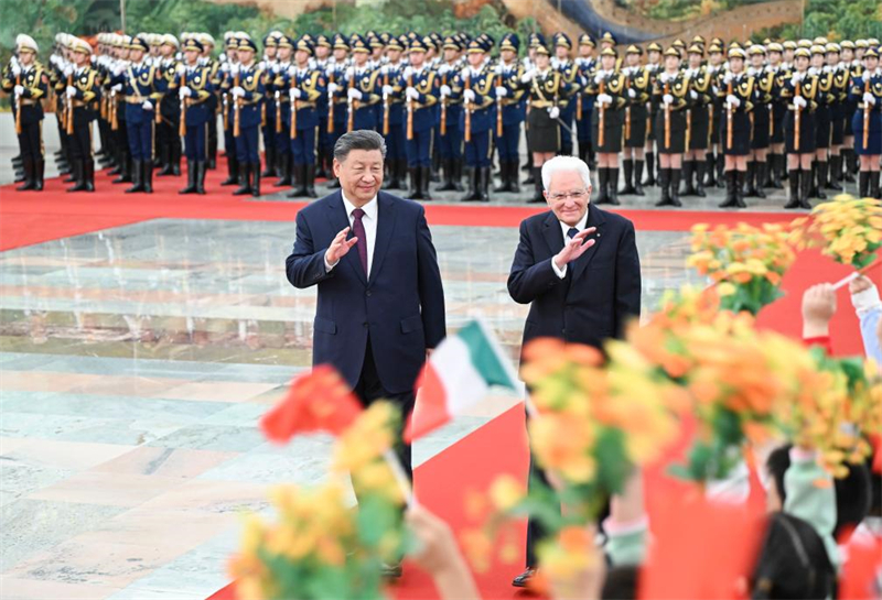 Xi Jinping exhorte la Chine et l'Italie à coopérer pour bâtir un monde meilleur