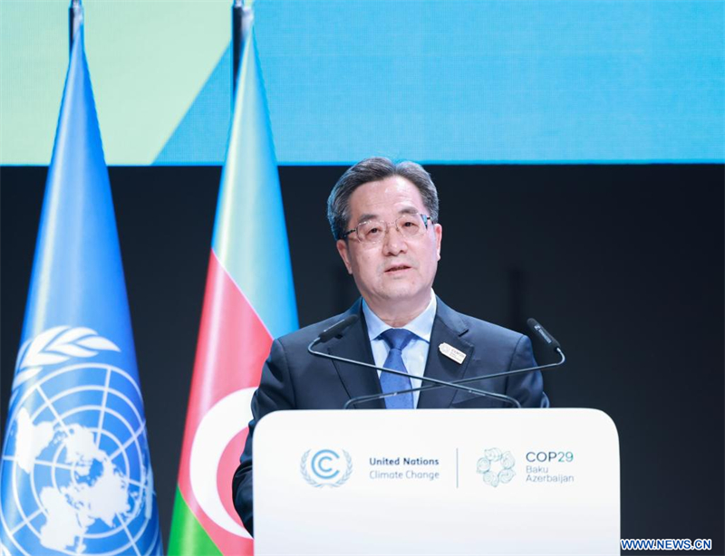 Un vice-PM chinois souligne les responsabilités communes mais différenciées dans le renforcement de la gouvernance mondiale en matière de climat