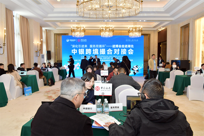 Hubei : organisation d'un événement « La CIIE vient dans le Hubei » à Wuhan