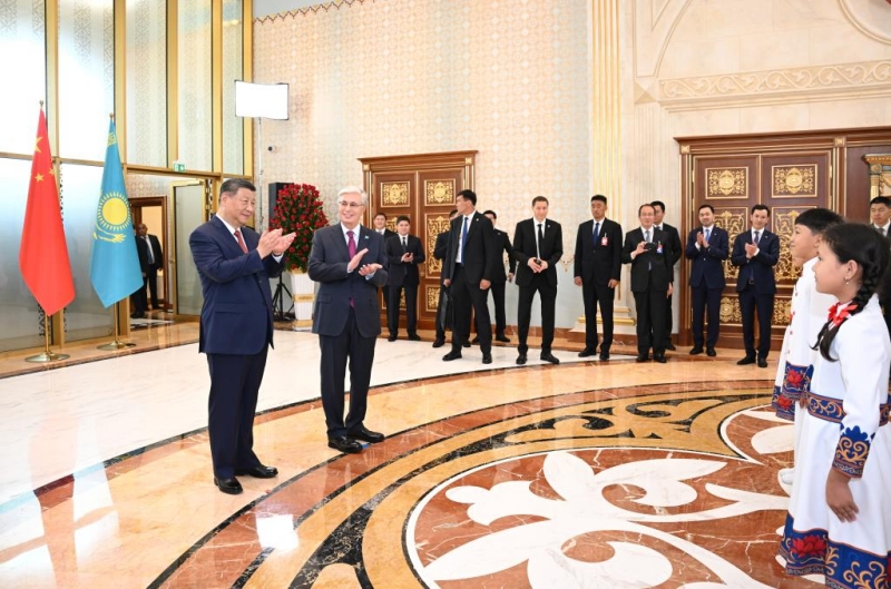 Xi arrive à Astana pour le second sommet Chine-Asie centrale