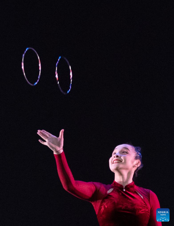 Le Groupe d'acrobatie chinois de la province du Henan offre plusieurs spectacles à Mexico