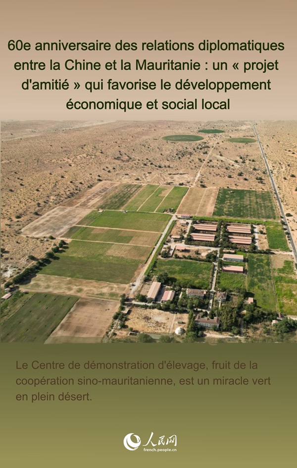 60e anniversaire des relations diplomatiques entre la Chine et la Mauritanie : un « projet d'amitié » qui favorise le développement économique et social local
