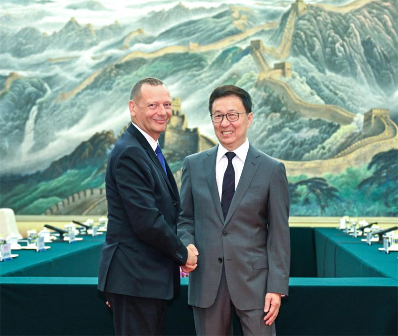 Le vice-président chinois rencontre le conseiller diplomatique du président français