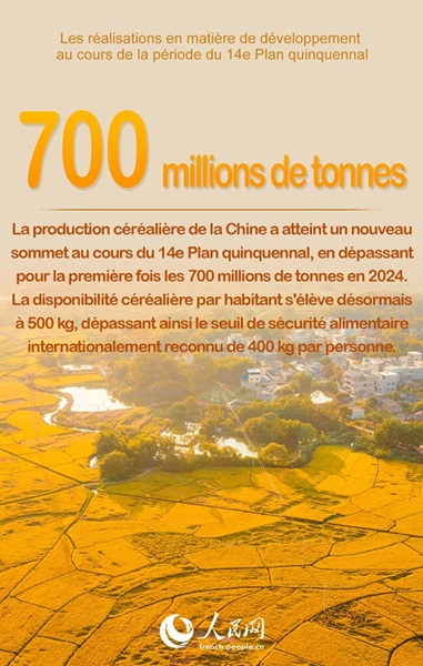 Un ensemble de chiffres significatifs de la période du 14e Plan quinquennal