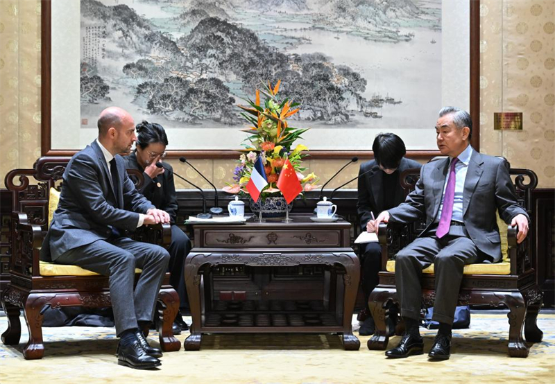 Rencontre entre les ministres chinois et français des Affaires étrangères