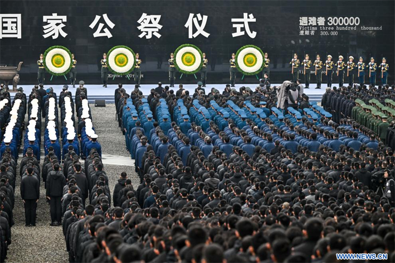 La Chine organise une commémoration nationale pour rendre hommage aux victimes du massacre de Nanjing et appeler au souvenir de l'histoire