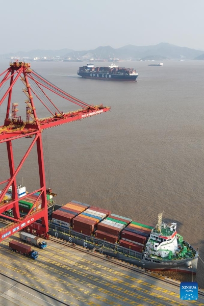 Zhejiang : le port de Ningbo-Zhoushan a vu son débit de fret dépasser 1,4 milliard de tonnes en 2025