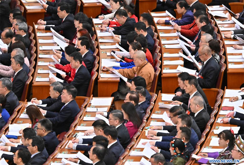 L'organe législatif national de la Chine tient la deuxième réunion plénière