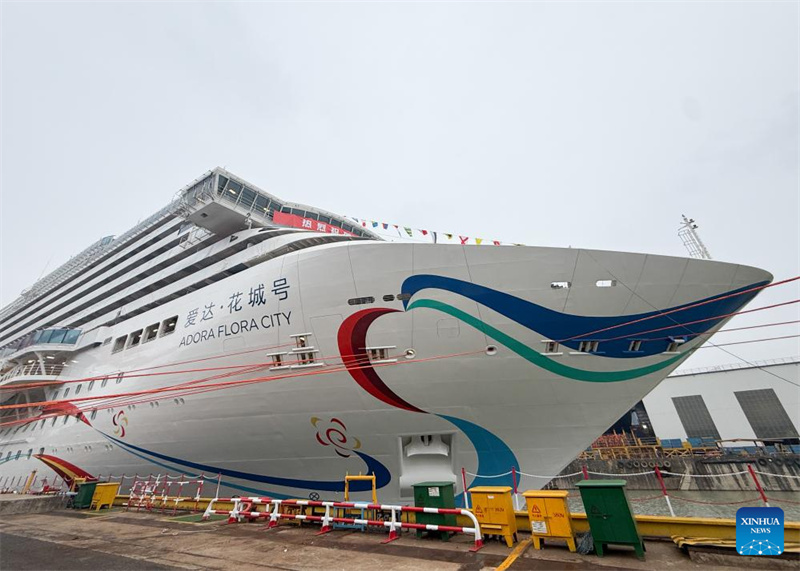 Shanghai : l'« Adora Flora City », deuxième grand navire de croisière chinois, sera livré d'ici la fin de l'année