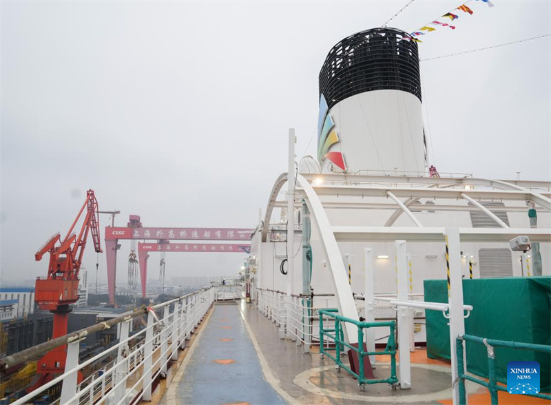 Shanghai : l'« Adora Flora City », deuxième grand navire de croisière chinois, sera livré d'ici la fin de l'année