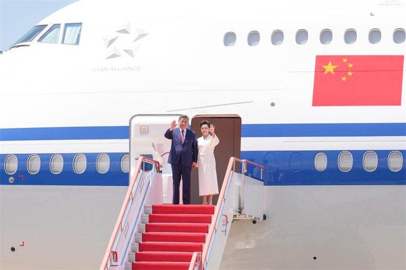 Arrivée de Xi à Pyongyang pour une visite d'Etat en RPDC