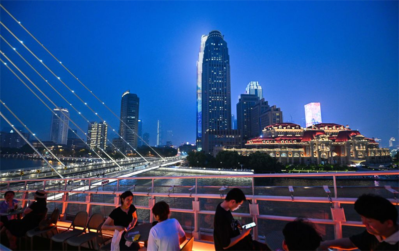 Chine : complexe commercial à Tianjin