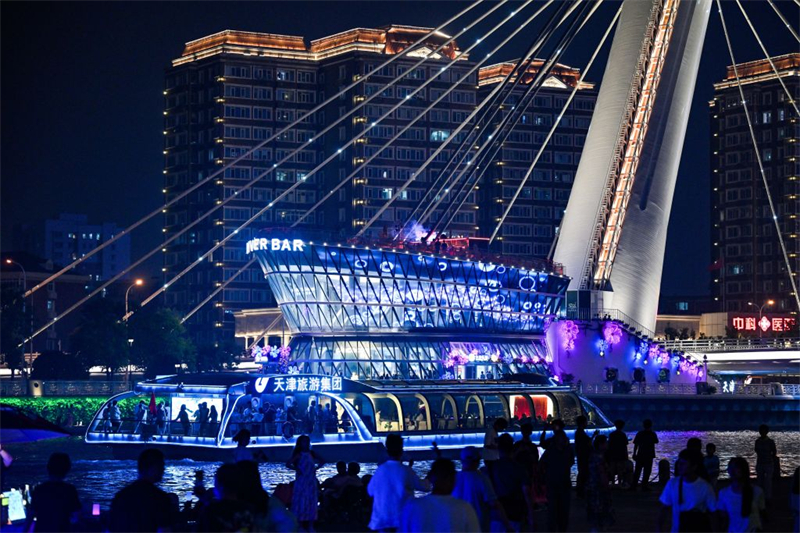 Chine : complexe commercial à Tianjin