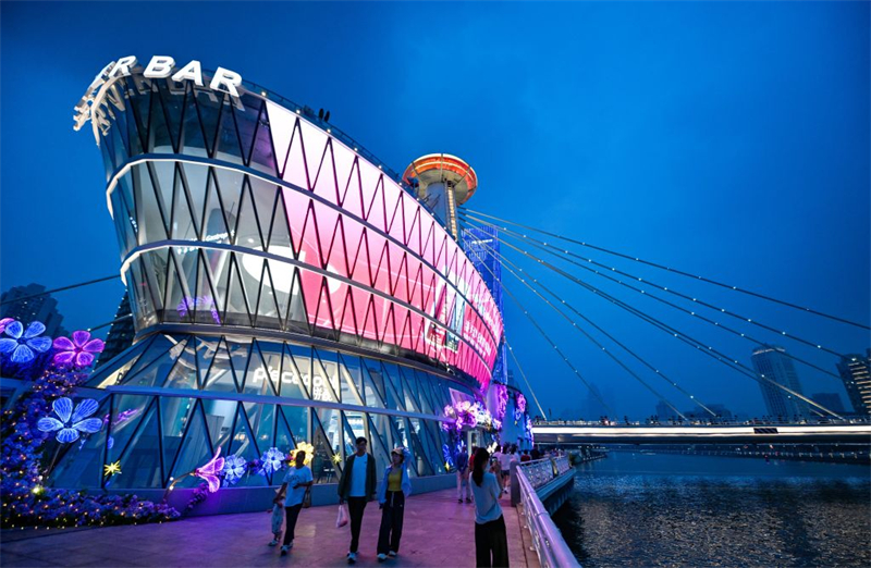 Chine : complexe commercial à Tianjin