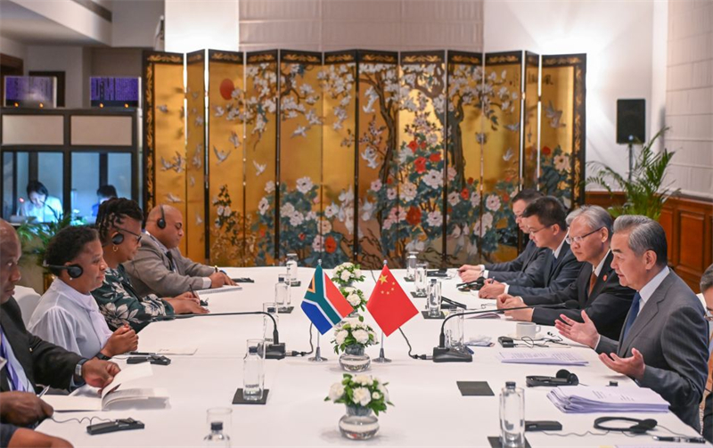Le MAE chinois rencontre la ministre sud-africaine à la Présidence