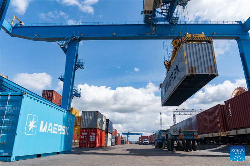 La société ferroviaire kényane SGR constate une augmentation du fret grâce à la politique chinoise zéro droits de douane