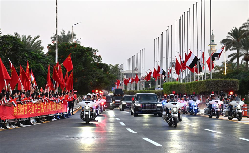 Xi quitte l'Egypte après une visite d'Etat