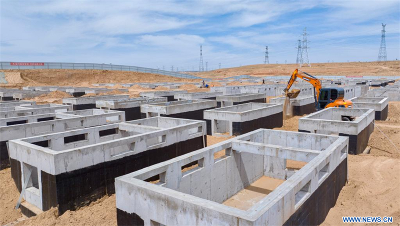 Chine : centrales de stockage d'énergie au Ningxia
